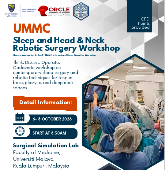 UMMC Sleep and Head & Neck Robotic Surgery Workshop